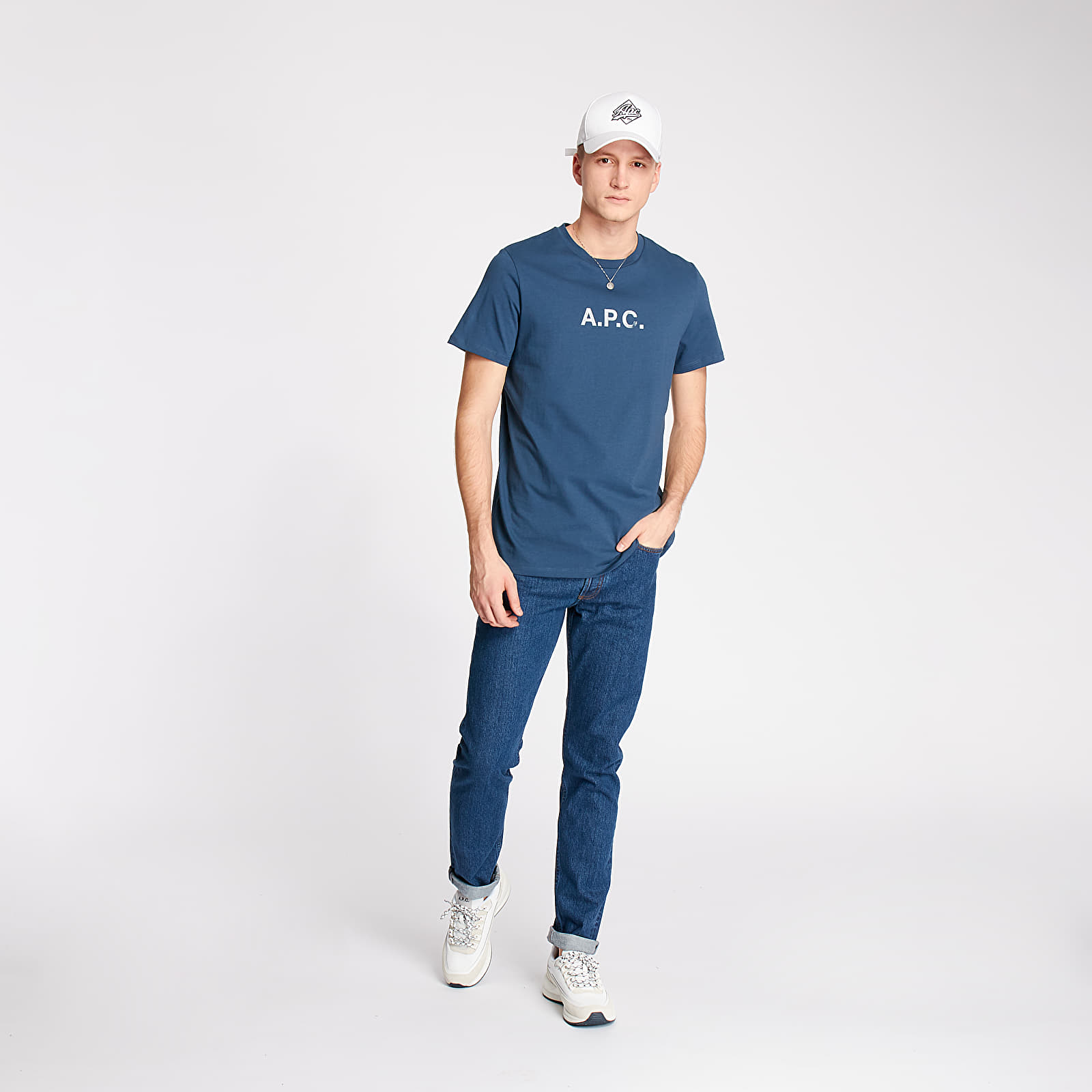 T-shirts A.P.C. Stamp Tee Blue