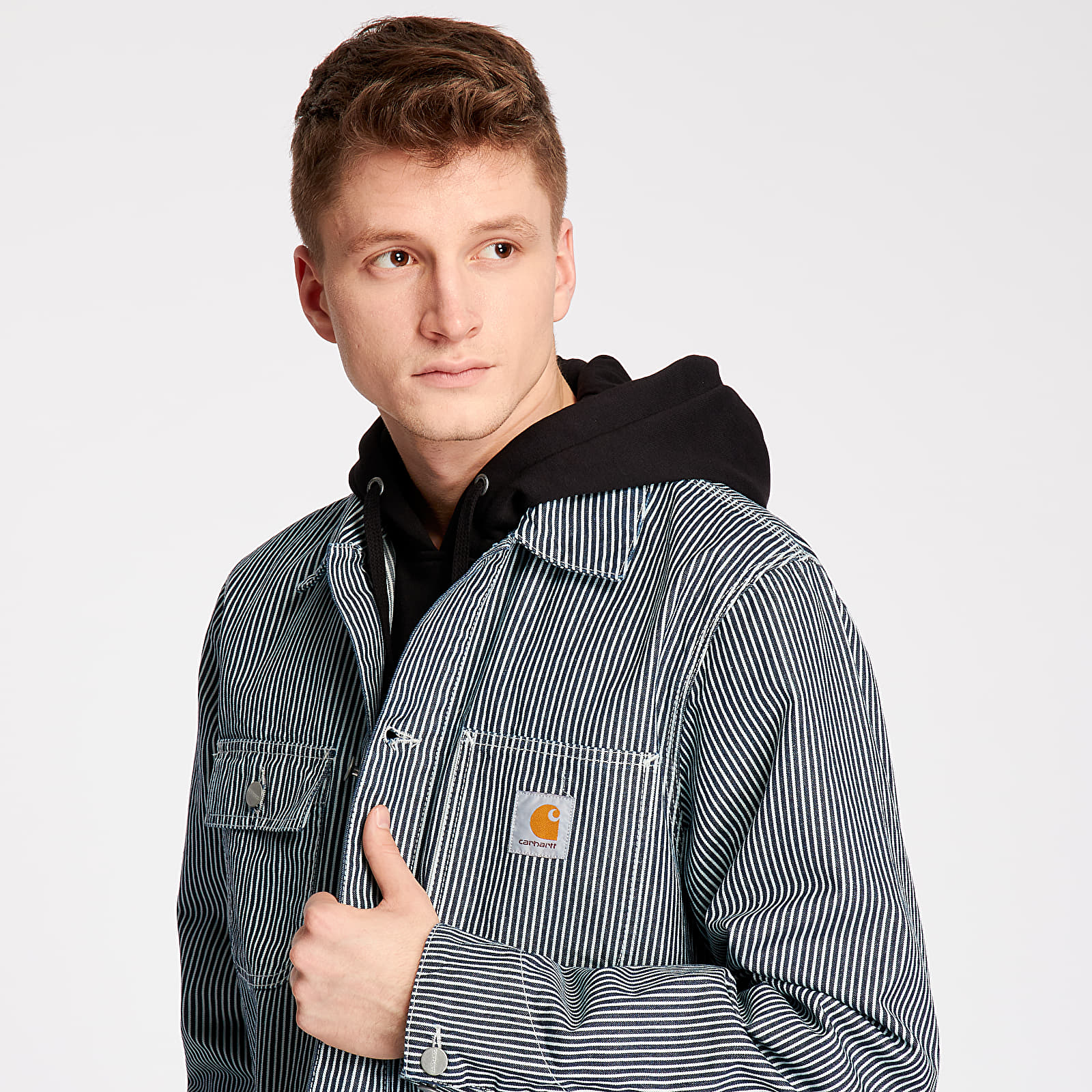 Bundy Carhartt WIP Michigan Coat Blue/ White