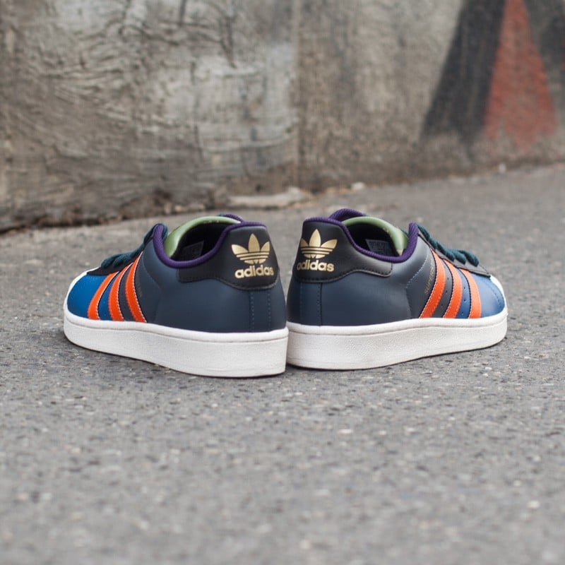 Men s shoes adidas Superstar Oddity Pack Dark Marine Collegiate Orange Gold Met. Footshop