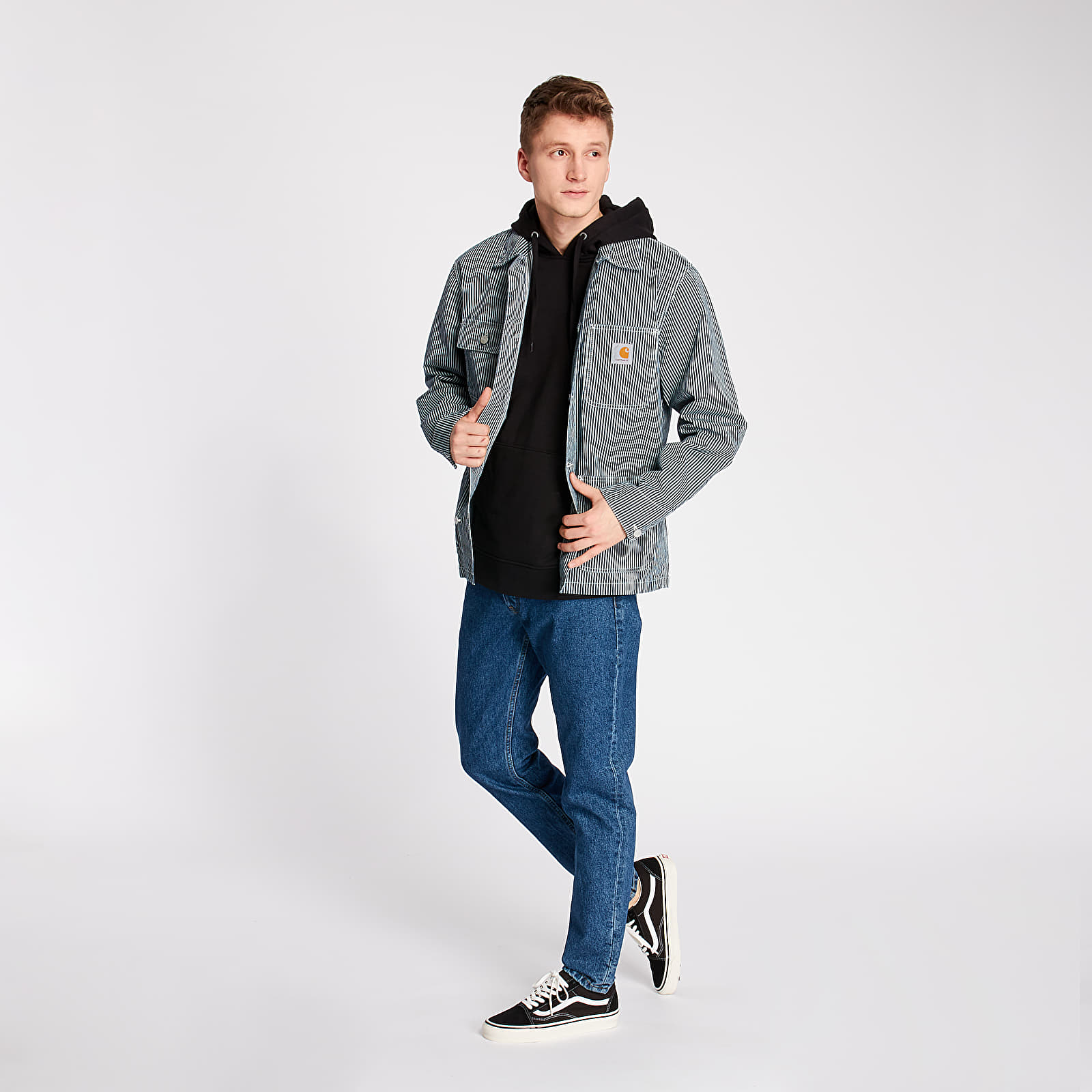 Bundy Carhartt WIP Michigan Coat Blue/ White