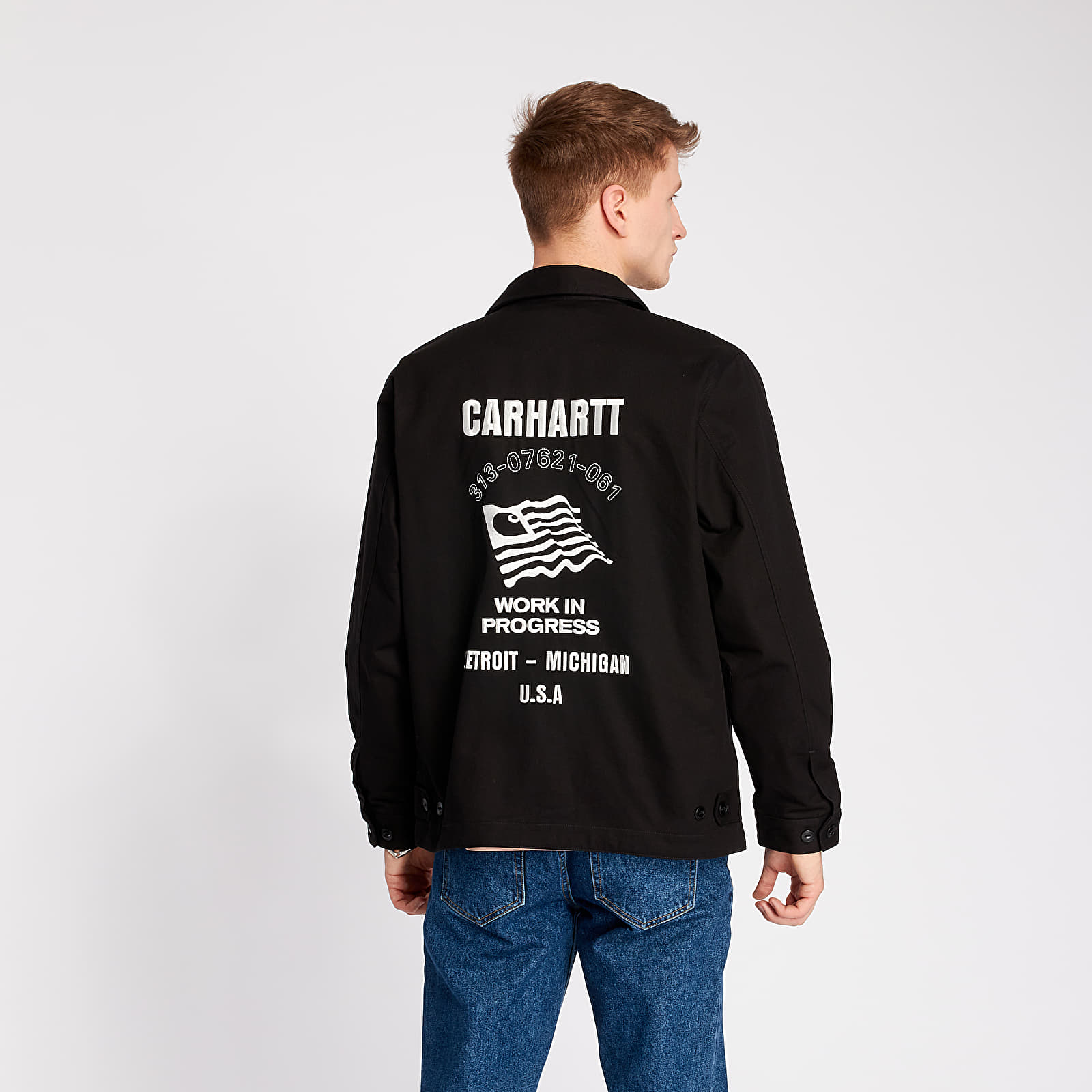 Kabátok Carhartt WIP Freeway Jacket Black/ Wax