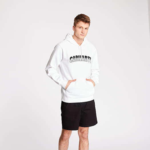 Hoodies and sweatshirts Carhartt WIP District Hoodie White Black Footshop
