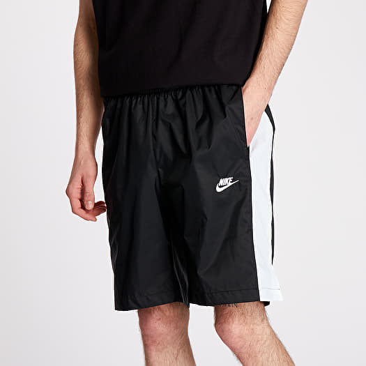 Shorts Nike Sportswear CE Woven Core Track Shorts Black White White Footshop