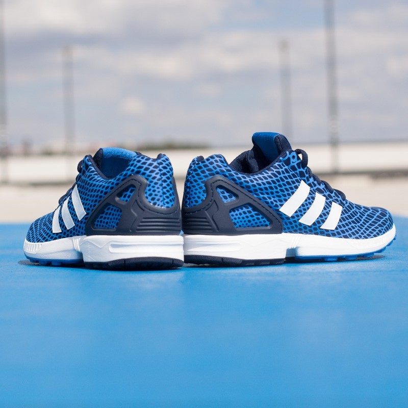 Men's shoes adidas ZX Flux Techfit Bluebird/Collegiate Navy/White