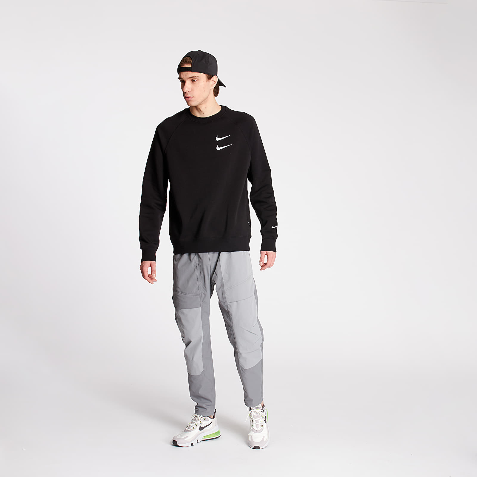 Nike swoosh bb crew sweatshirt clearance