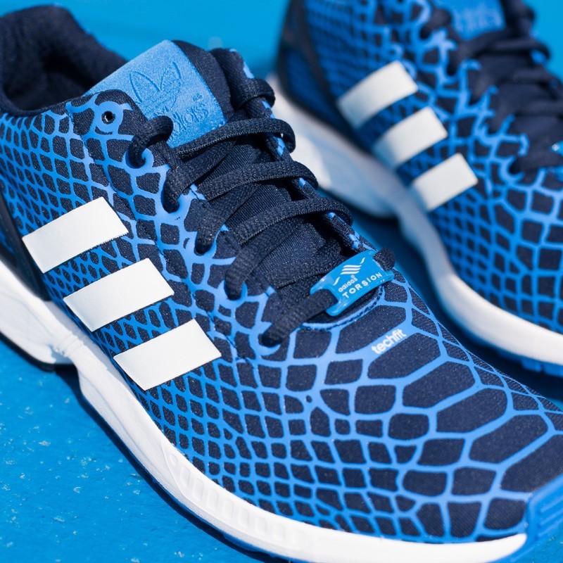 Men's shoes adidas ZX Flux Techfit Bluebird/Collegiate Navy/White