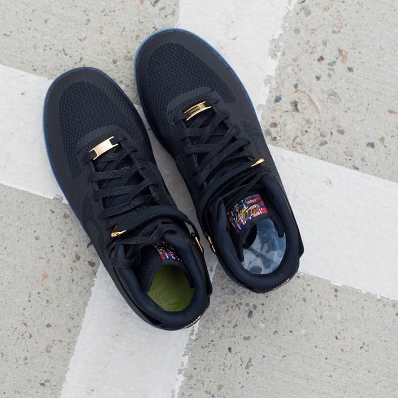 Black and gold air 2025 force ones