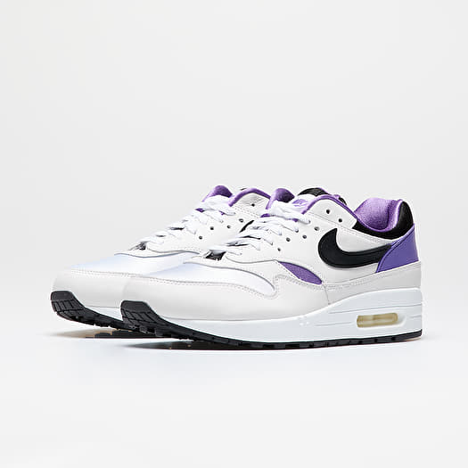 purple and white air max 1