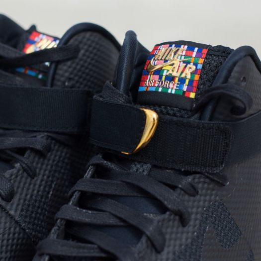 Men's shoes Nike Air Force 1 CMFT LUX Black/Black-Metallic Men's shoes Nike Air Force 1 CMFT LUX Black/Black-Metallic