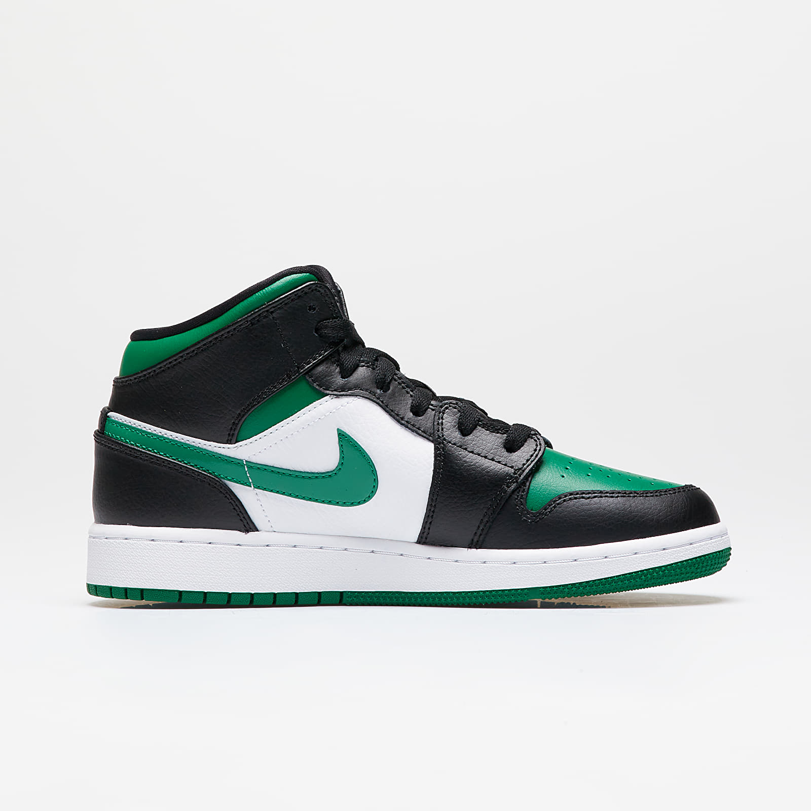Sneaker und Schuhe für Kinder Air Jordan 1 Mid (GS) Black/ Pine Green-White-Gym Red