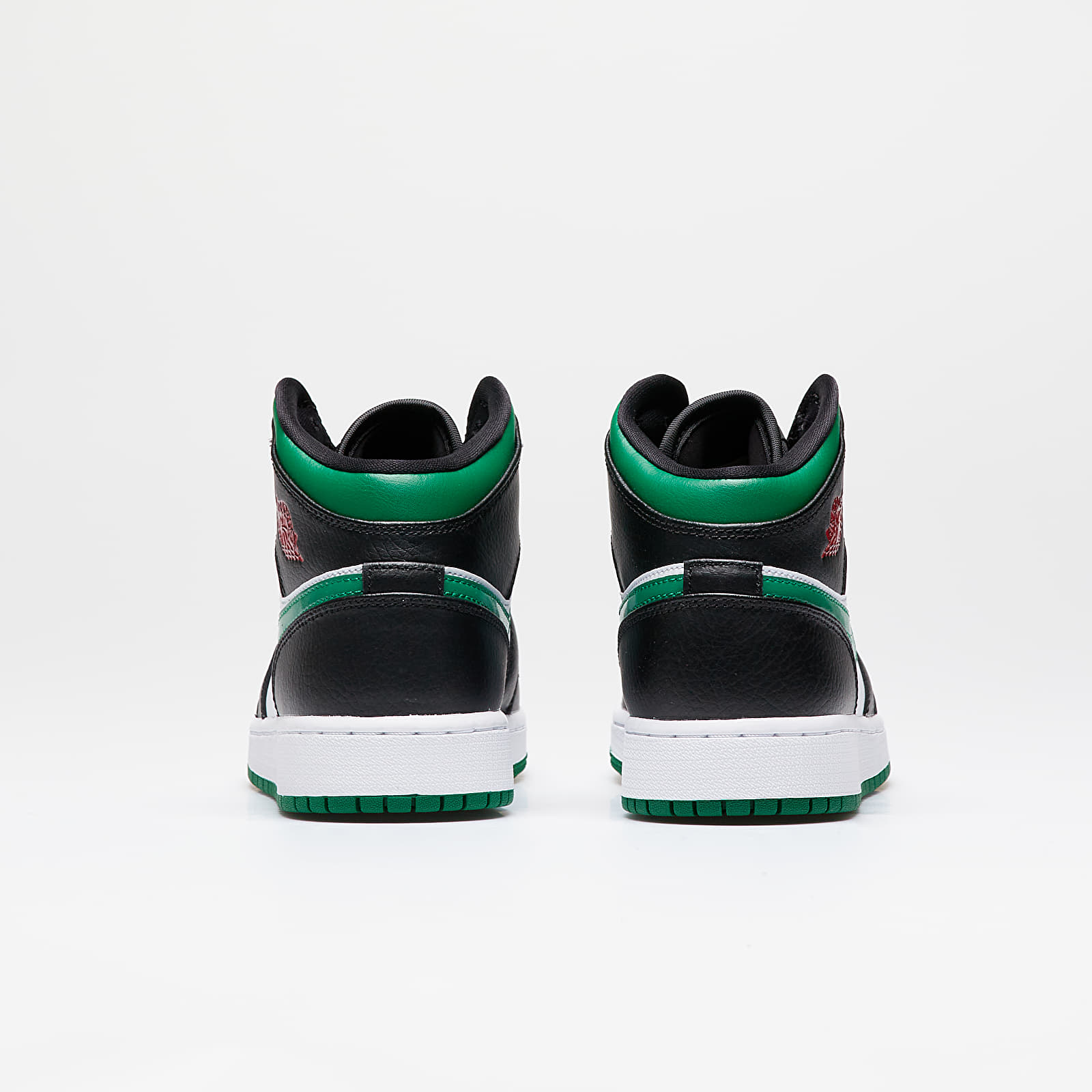 Sneaker und Schuhe für Kinder Air Jordan 1 Mid (GS) Black/ Pine Green-White-Gym Red
