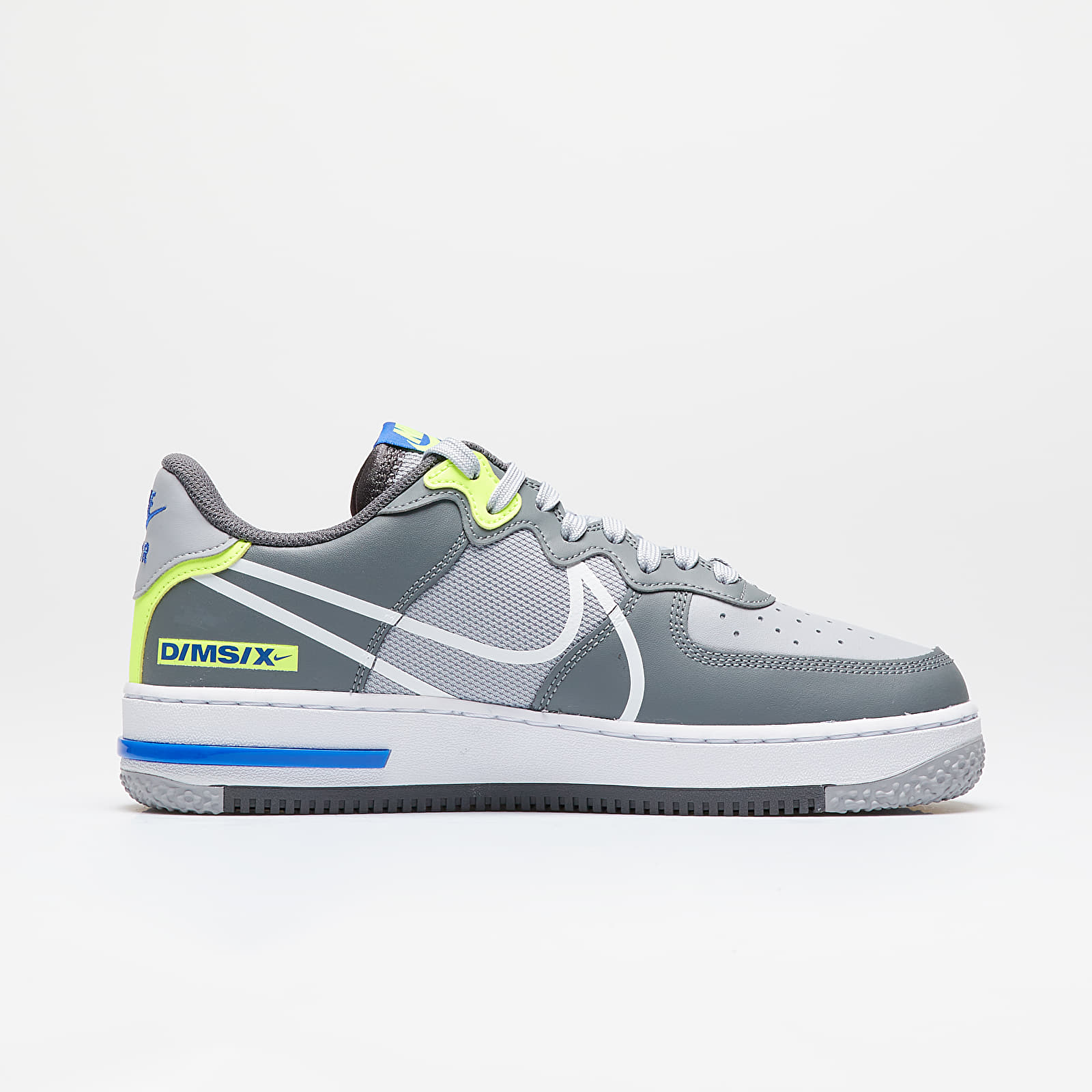 Scarpe uomo Nike Air Force 1 React Wolf Grey/ White-Smoke Grey-Dark Grey