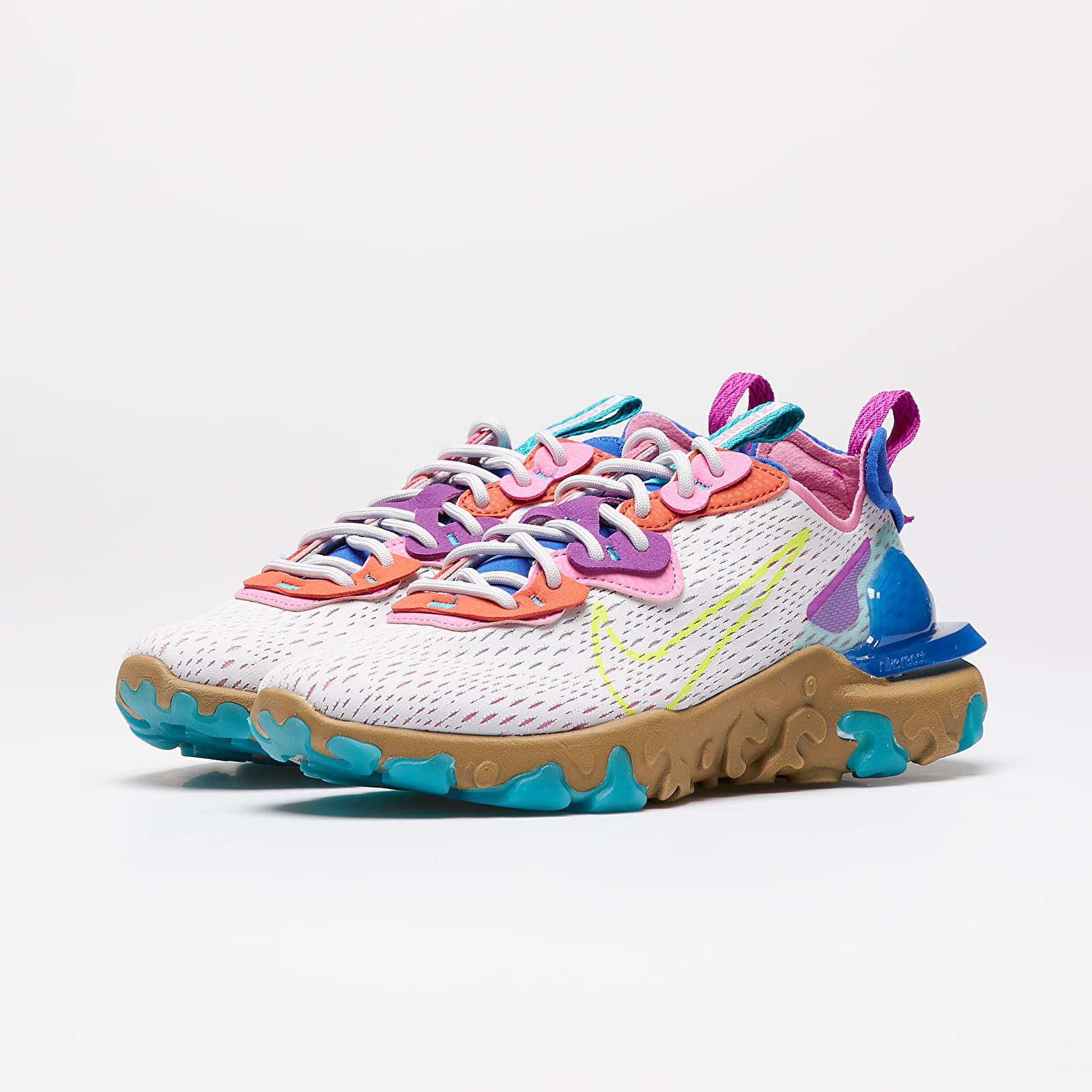 Women's shoes Nike W Nsw React Vision Photon Dust/ Lemon Venom-Hyper Blue