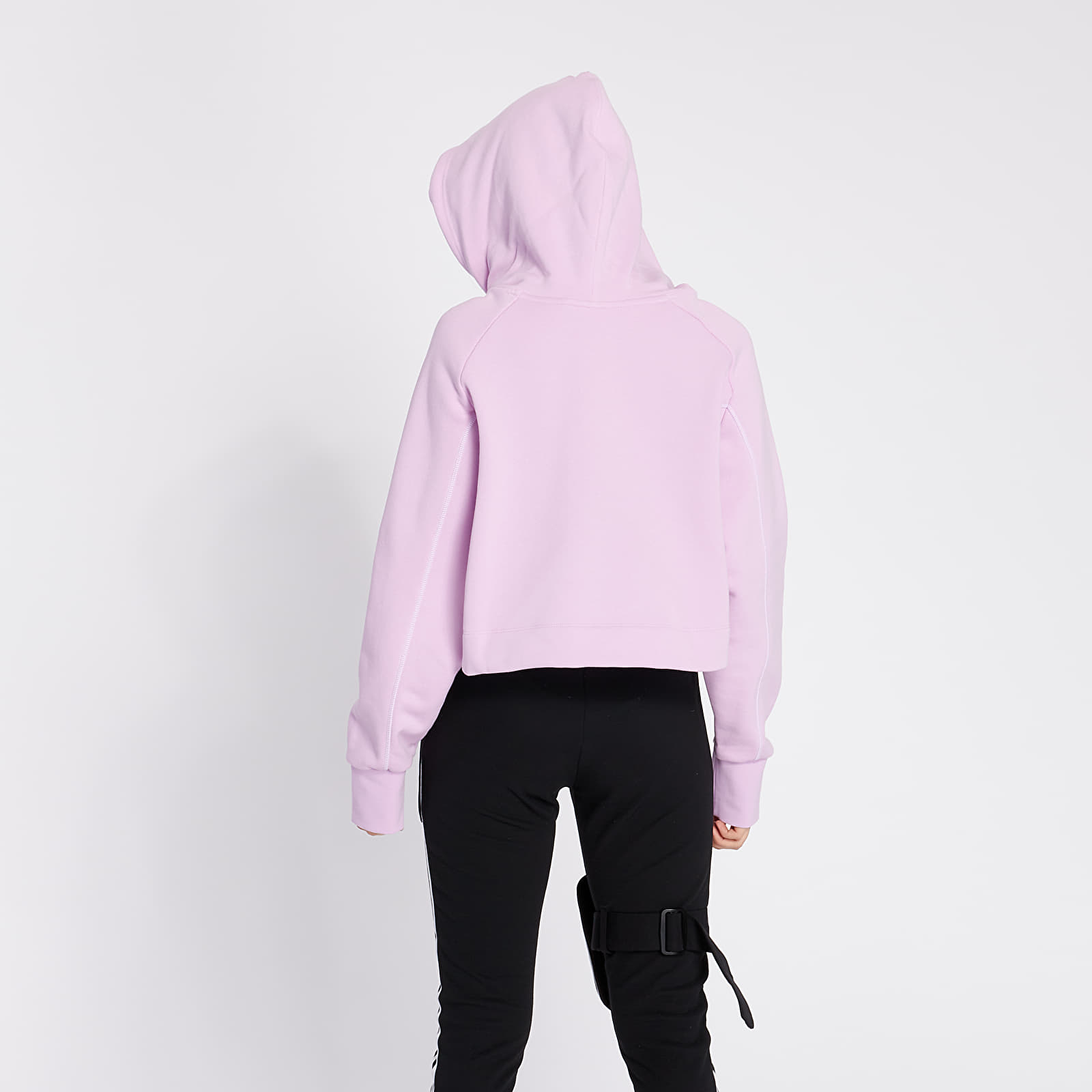 Adidas lilac cropped hoodie best sale
