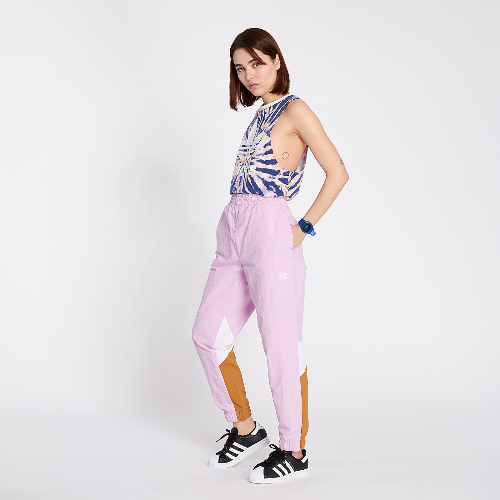 Pantaloni adidas Trackpants Clear Lilac