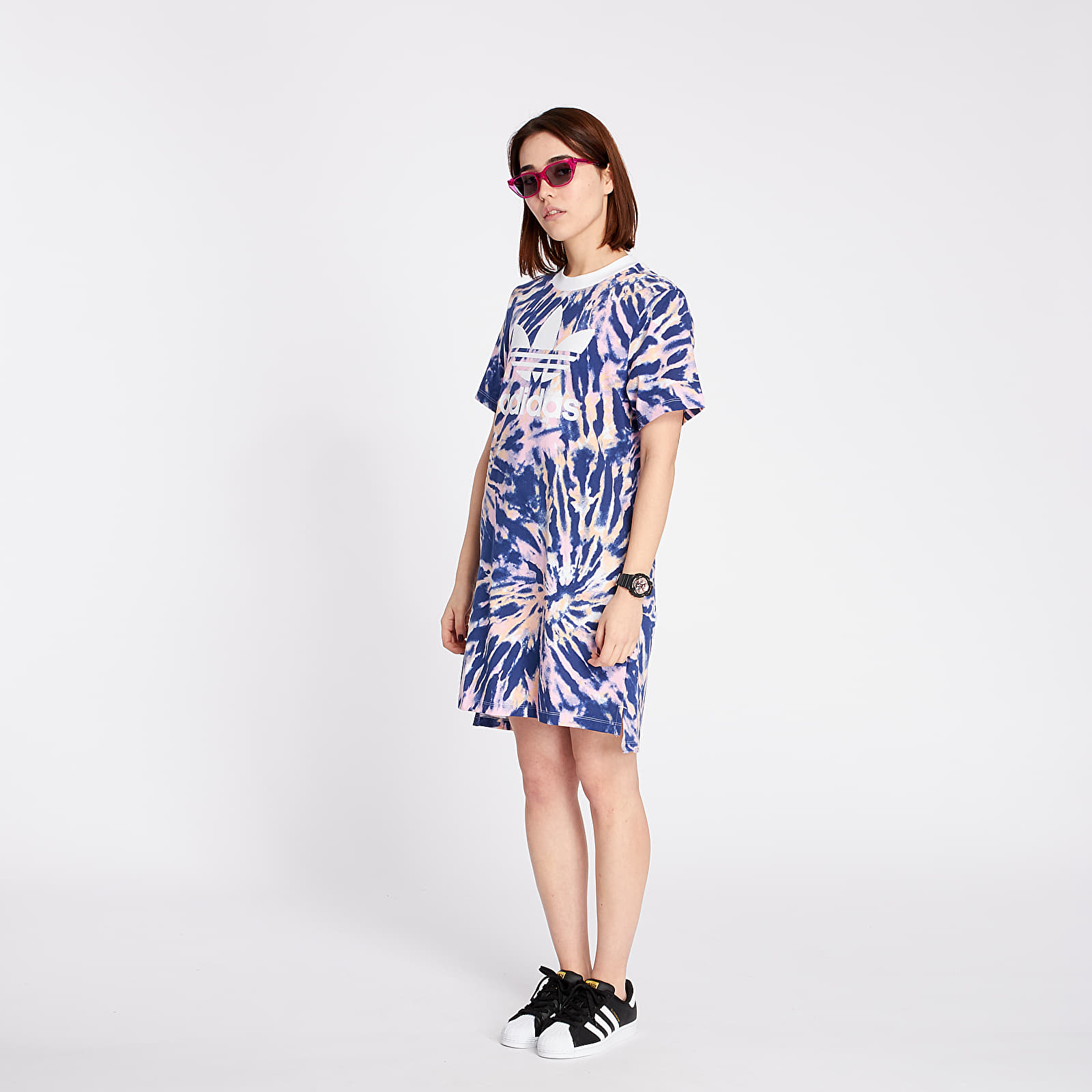 adidas Tee Dress Multicolor/ White/ Midnight Indigo | Footshop