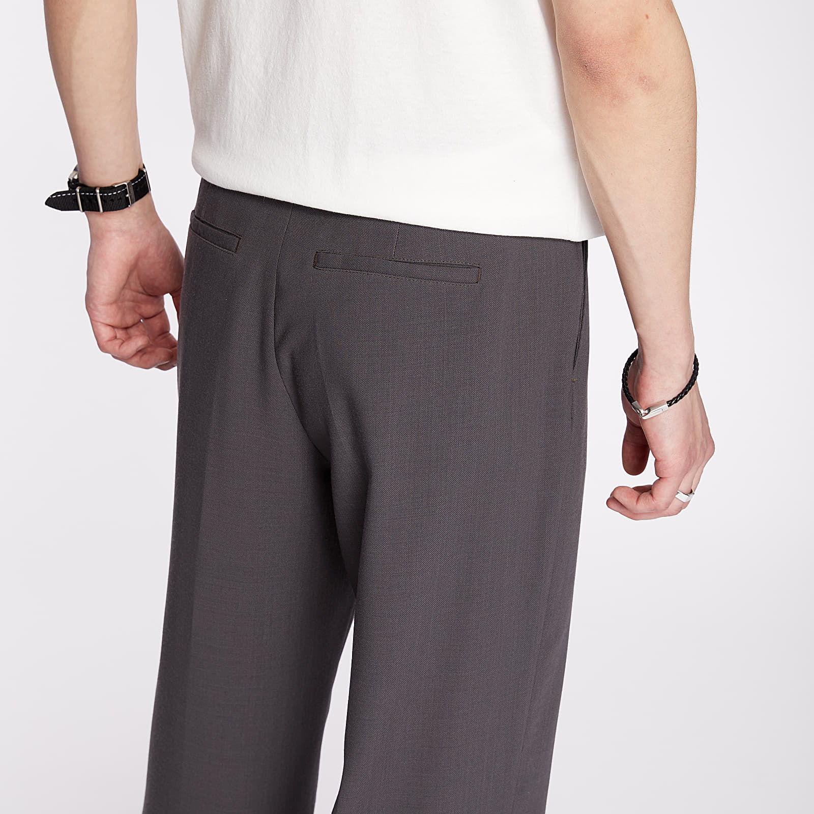Pants Our Legacy Borrowed Chino Pants Grey Wool