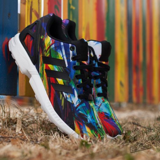 Men s shoes adidas ZX Flux Core Black Core Black White Footshop