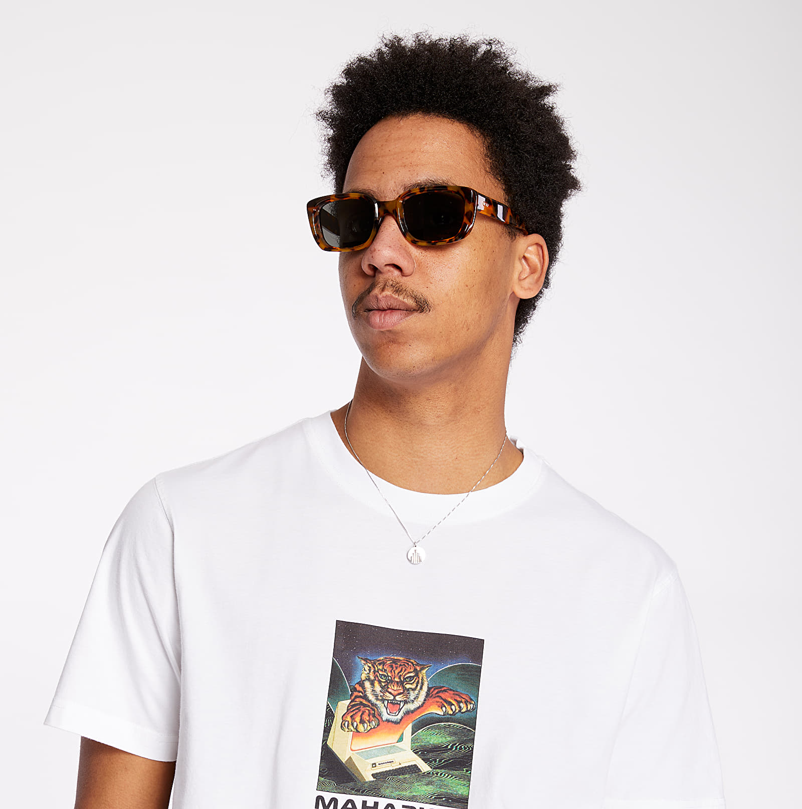Koszulki maharishi Programma Organic Tee White