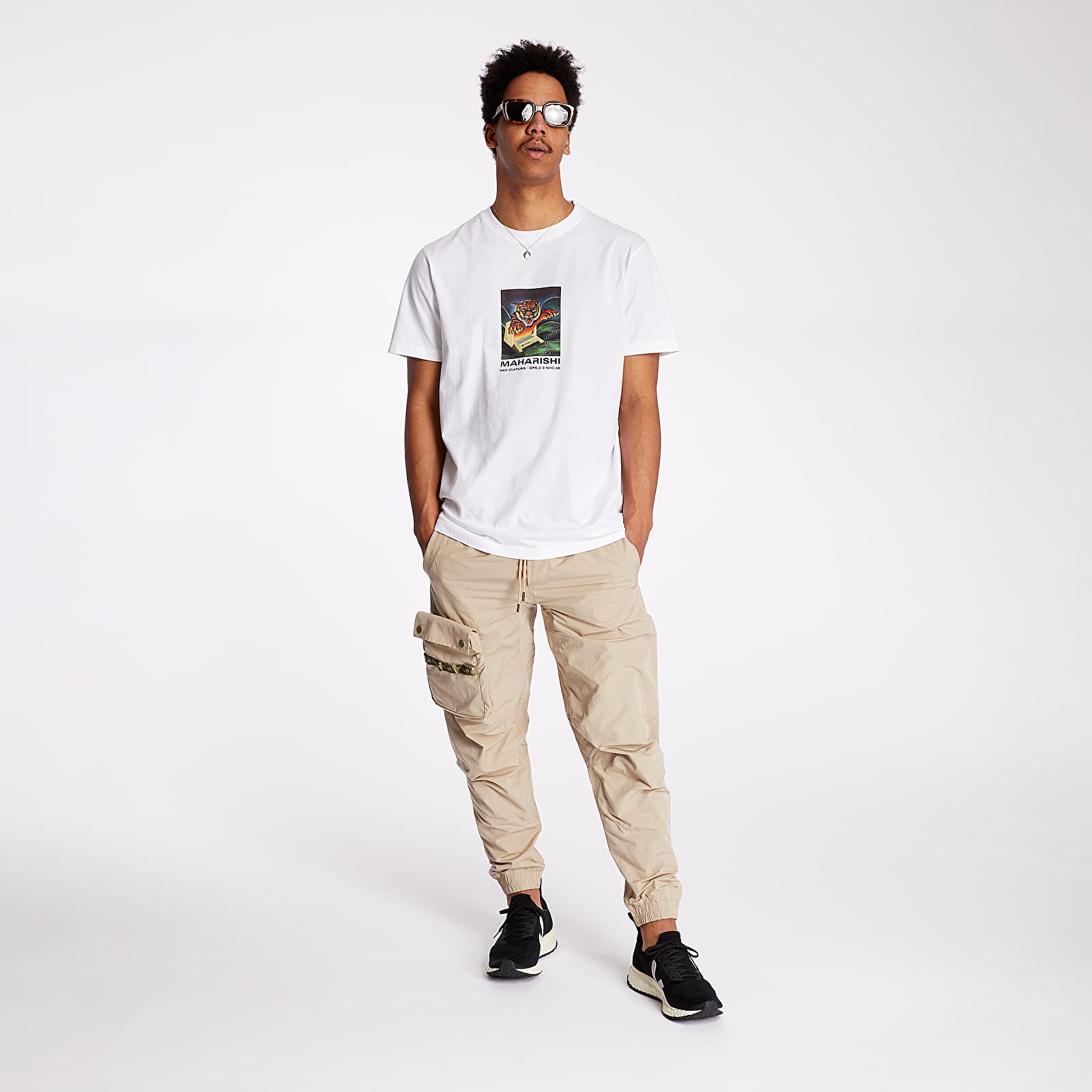 Koszulki maharishi Programma Organic Tee White