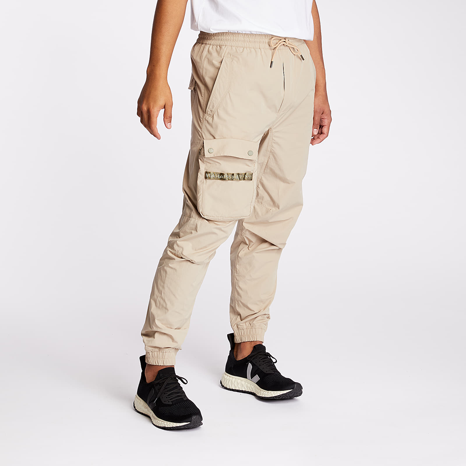Džíny a kalhoty maharishi Detachable Pocket Trackpants Sand