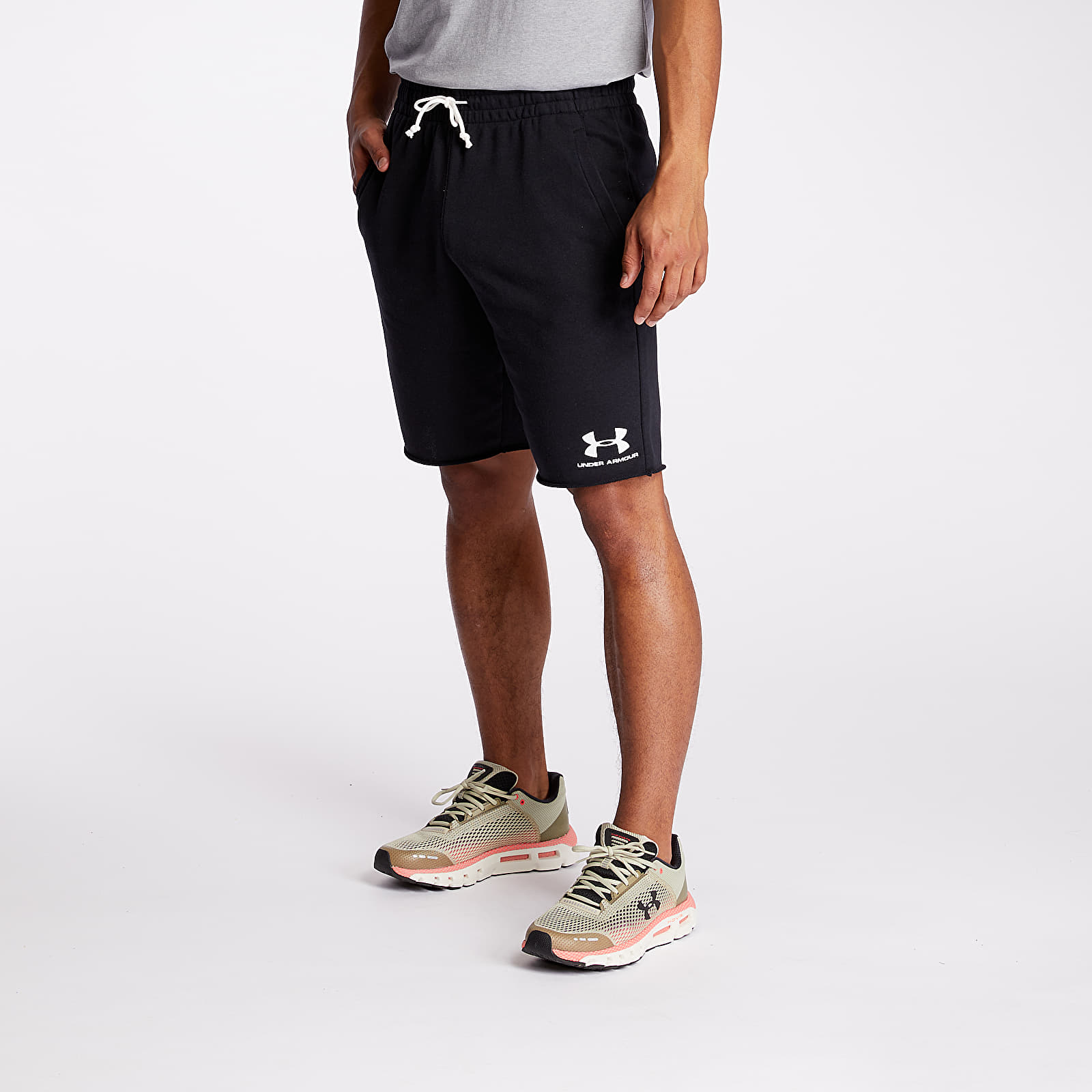 Kratke hlače Under Armour Sportstyle Terry Shorts Black/ Onyx White