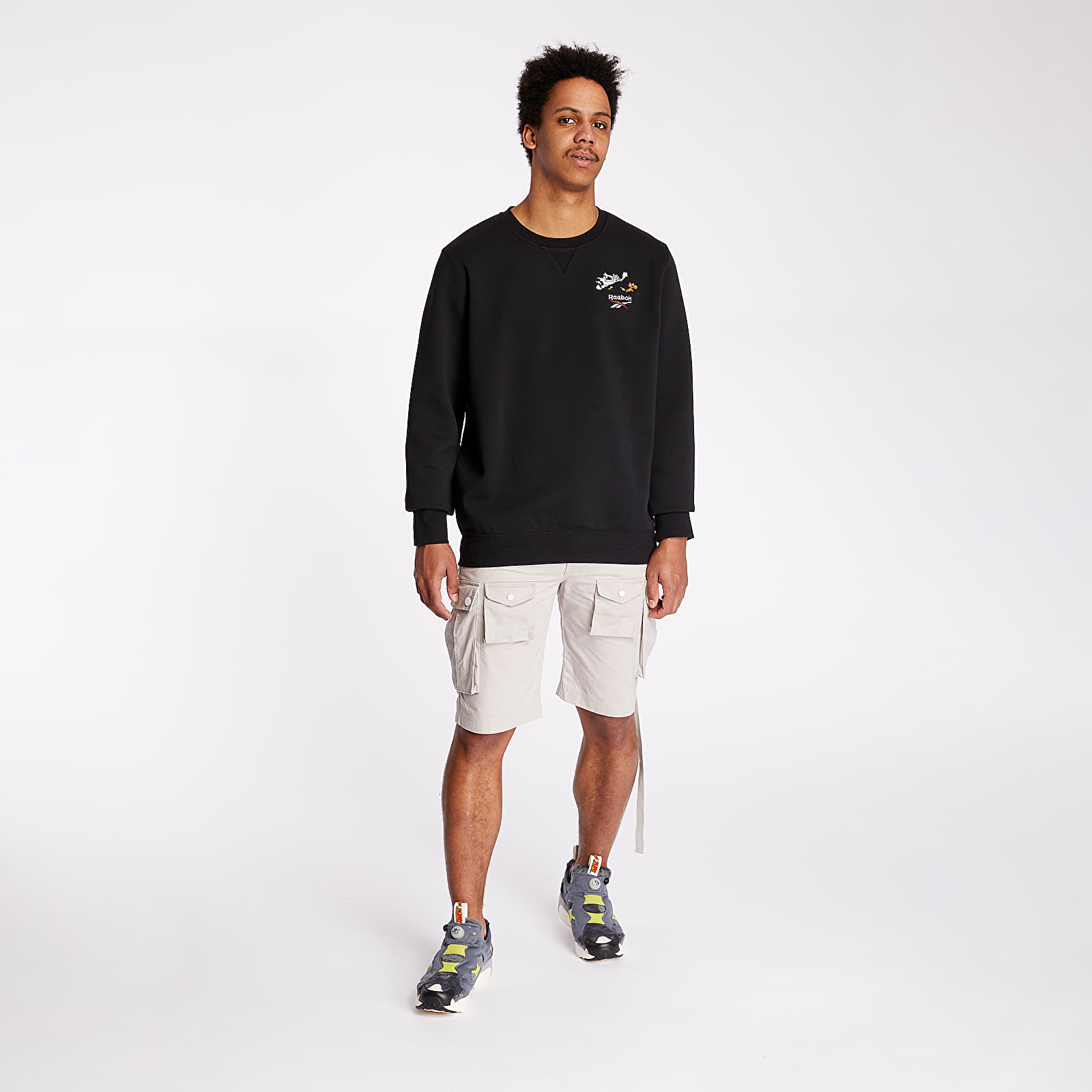 Суичърти Reebok x Tom & Jerry Crewneck Black