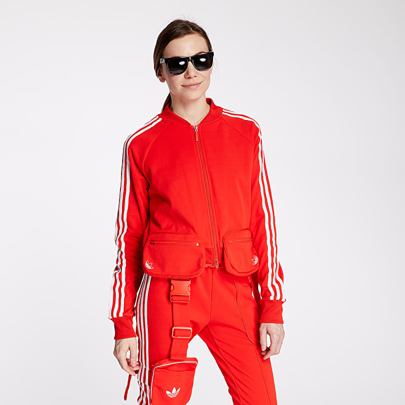 adidas x Olivia Oblanc x Ji Won Choi Superstar Track Top Red