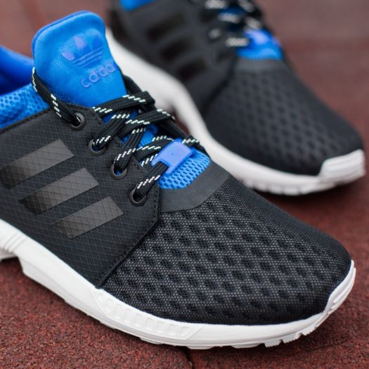 adidas ZX Flux NPS Update Cobalt Black Cobalt Black Blue Royal Footshop