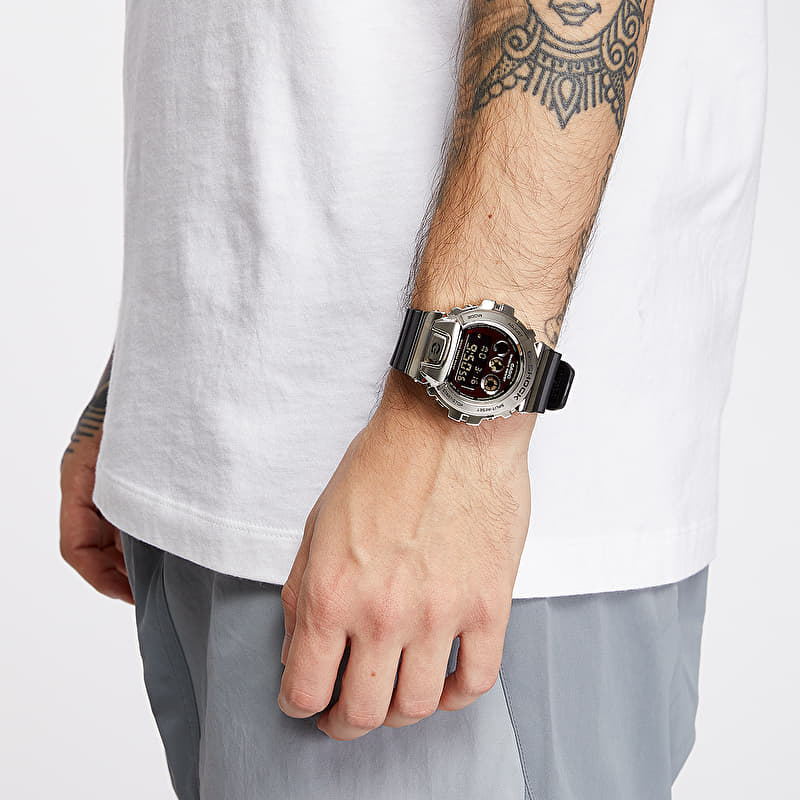Watches Casio G-Shock Premium GM-6900-1ER Watch Silver/ Black (GM