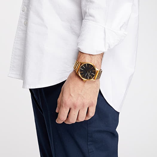 Watches Nixon Sentry SS All Gold Black Footshop