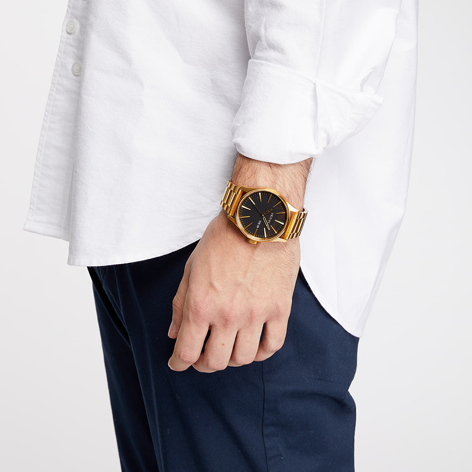 Nixon sentry ss all gold top