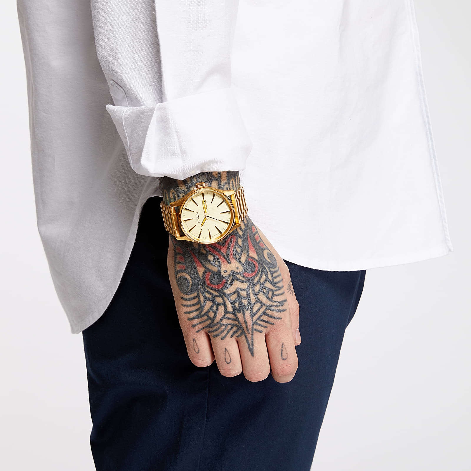 Hodinky Nixon Sentry SS Watch All Gold
