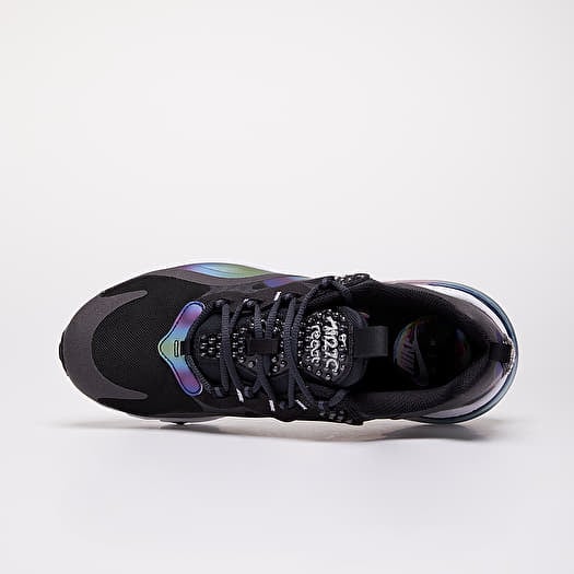 Kids sneakers and shoes Nike Air Max 270 React 20 GS Dk Smoke Grey Multi Color Black White Footshop