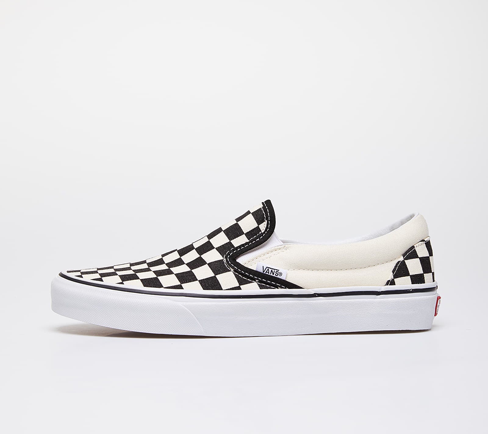 Levně Tenisky Vans Classic Slip-On Black & White Checkerboard/ White