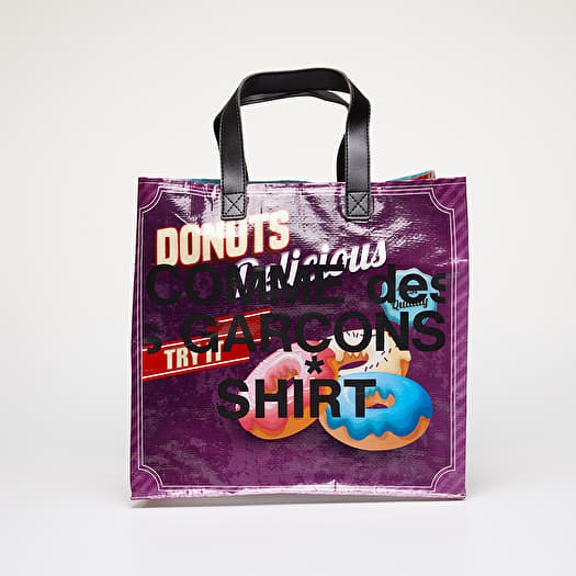 Comme des Garçons SHIRT Printed Shopping Tote Bag Multicolor