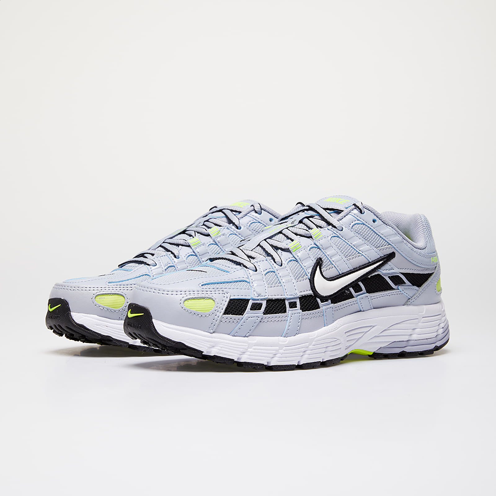 Women's shoes Nike W P-6000 Sky Grey/ White-Lemon Venom-Black