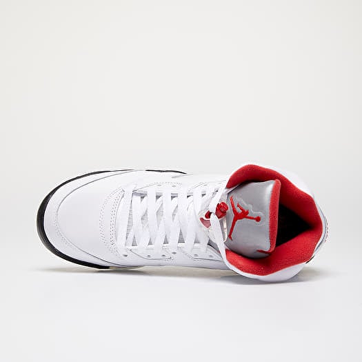 Red jordan 5 top kids