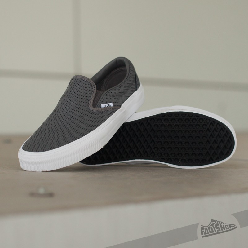 Vans classic slip on pearl suede sale