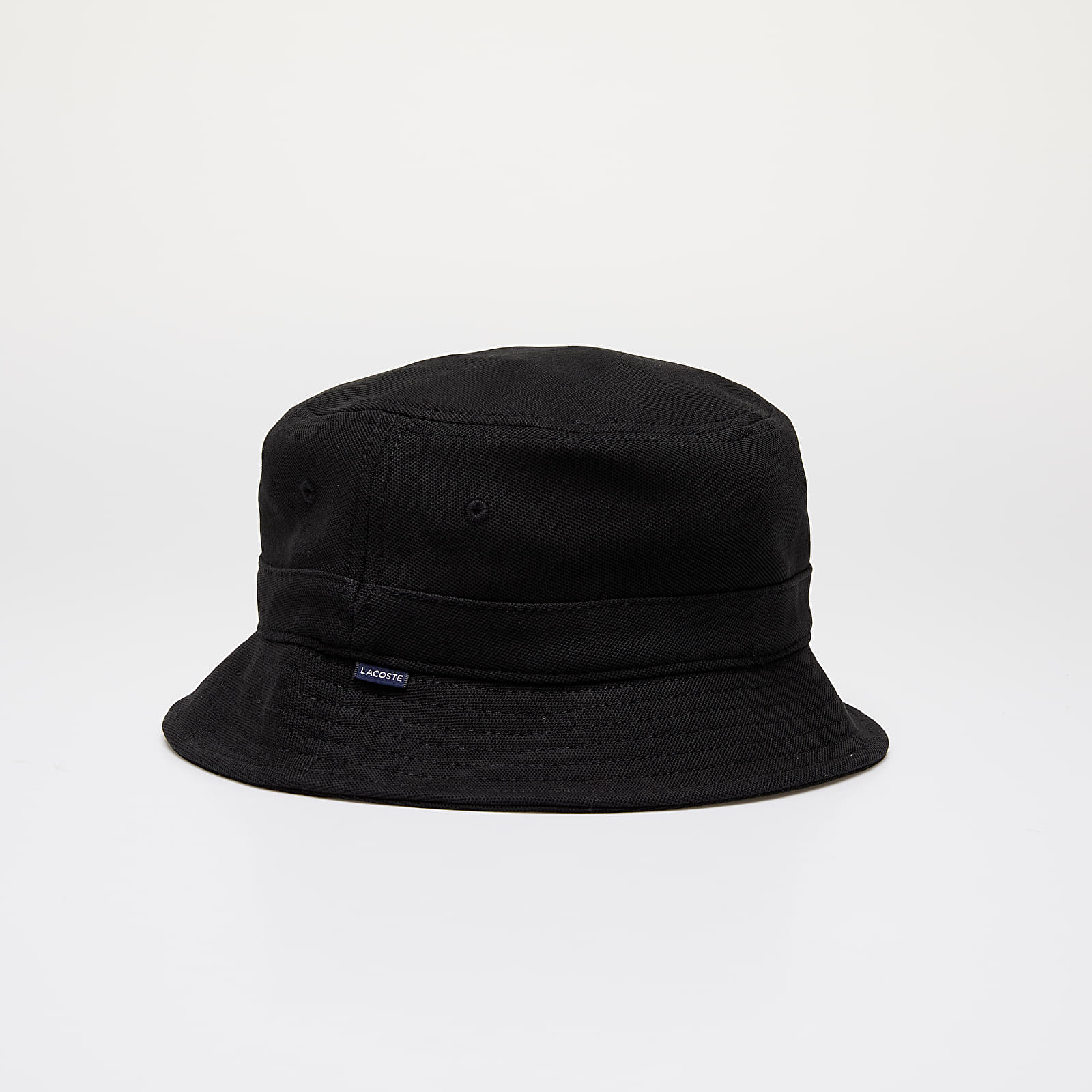 Kapelusze LACOSTE Bucket Hat Black