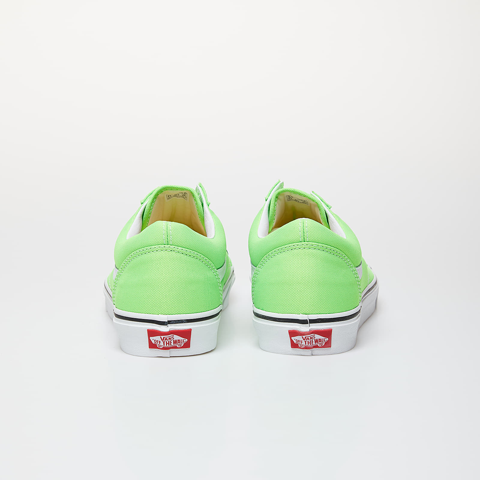Bright green discount vans old skool