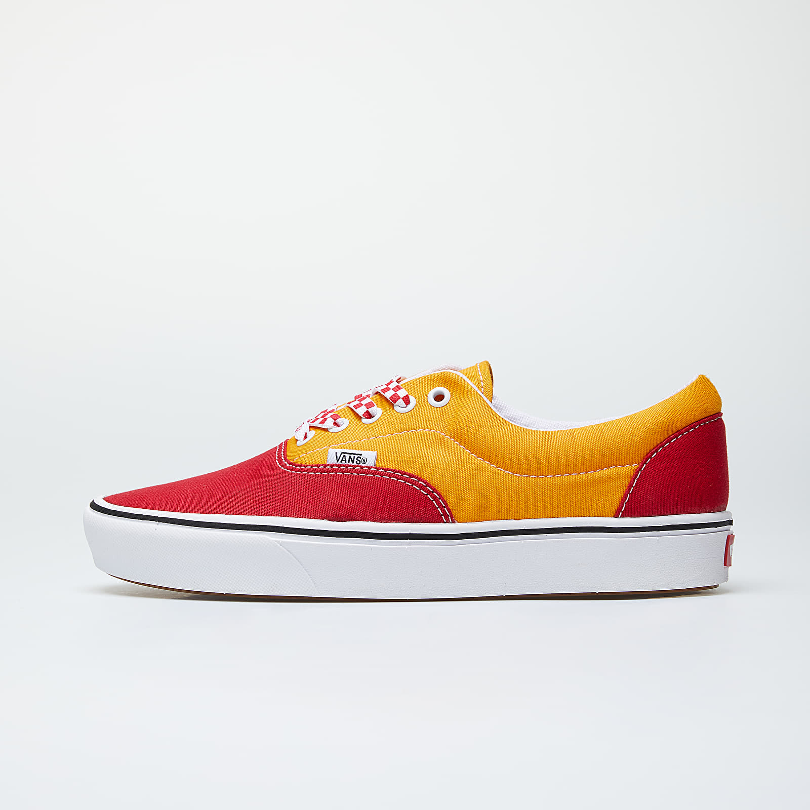 Herren Sneaker und Schuhe Vans ComfyCush Era (Lace Mix) Red/ Cadmium Yellow