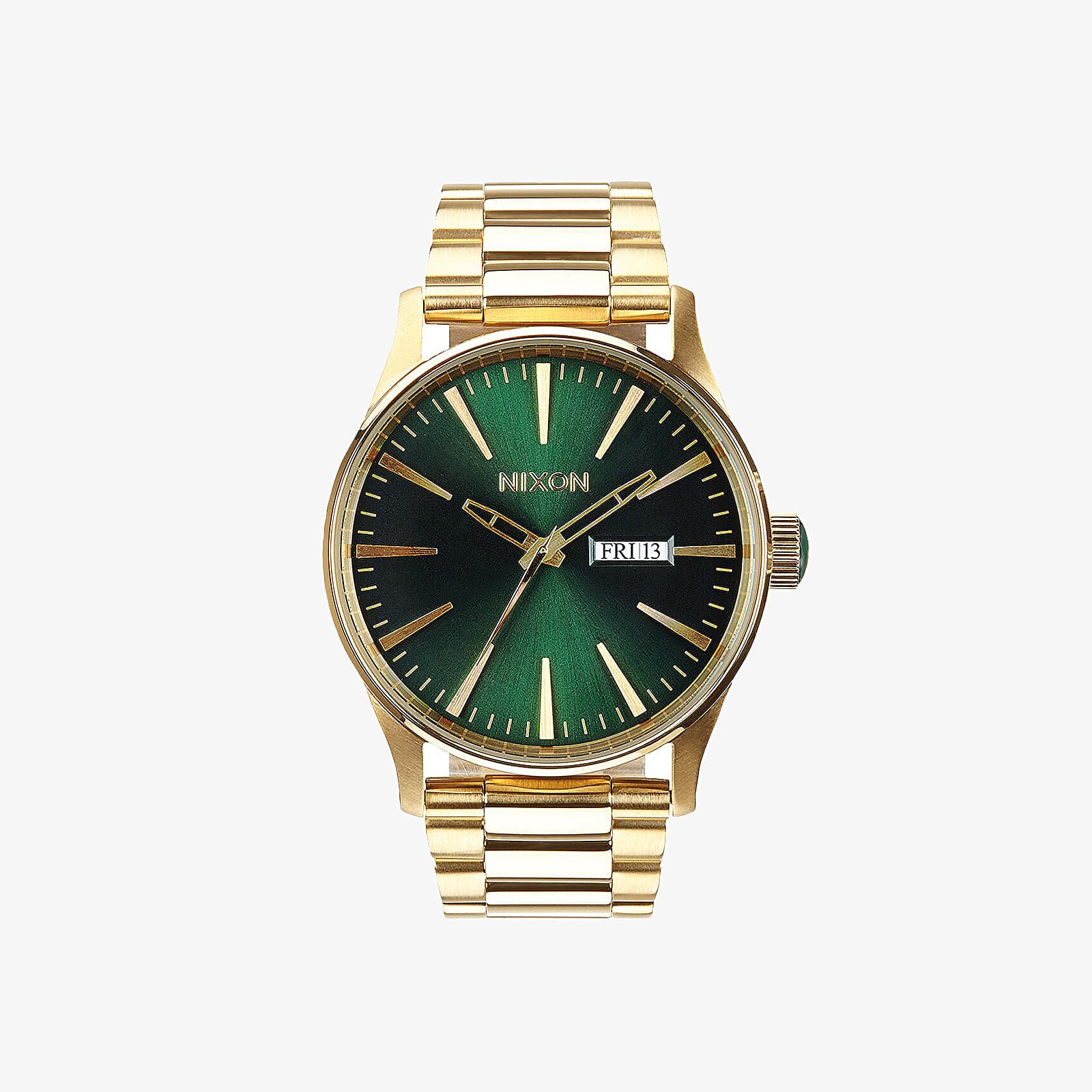 Nixon sentry ss gold green online