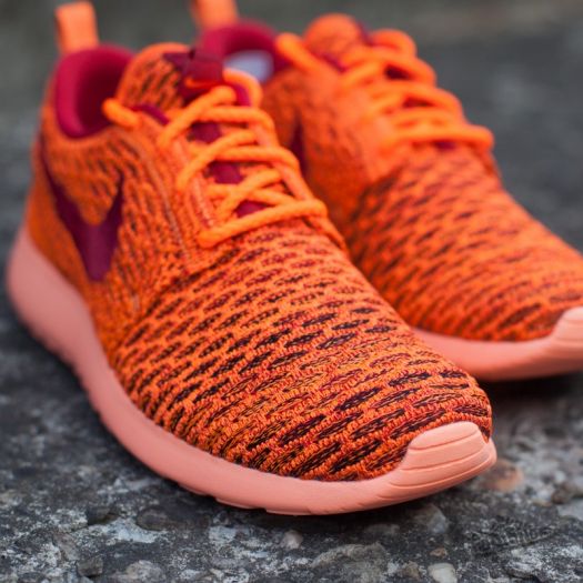 Nike roshe flyknit mujer hot sale rojas