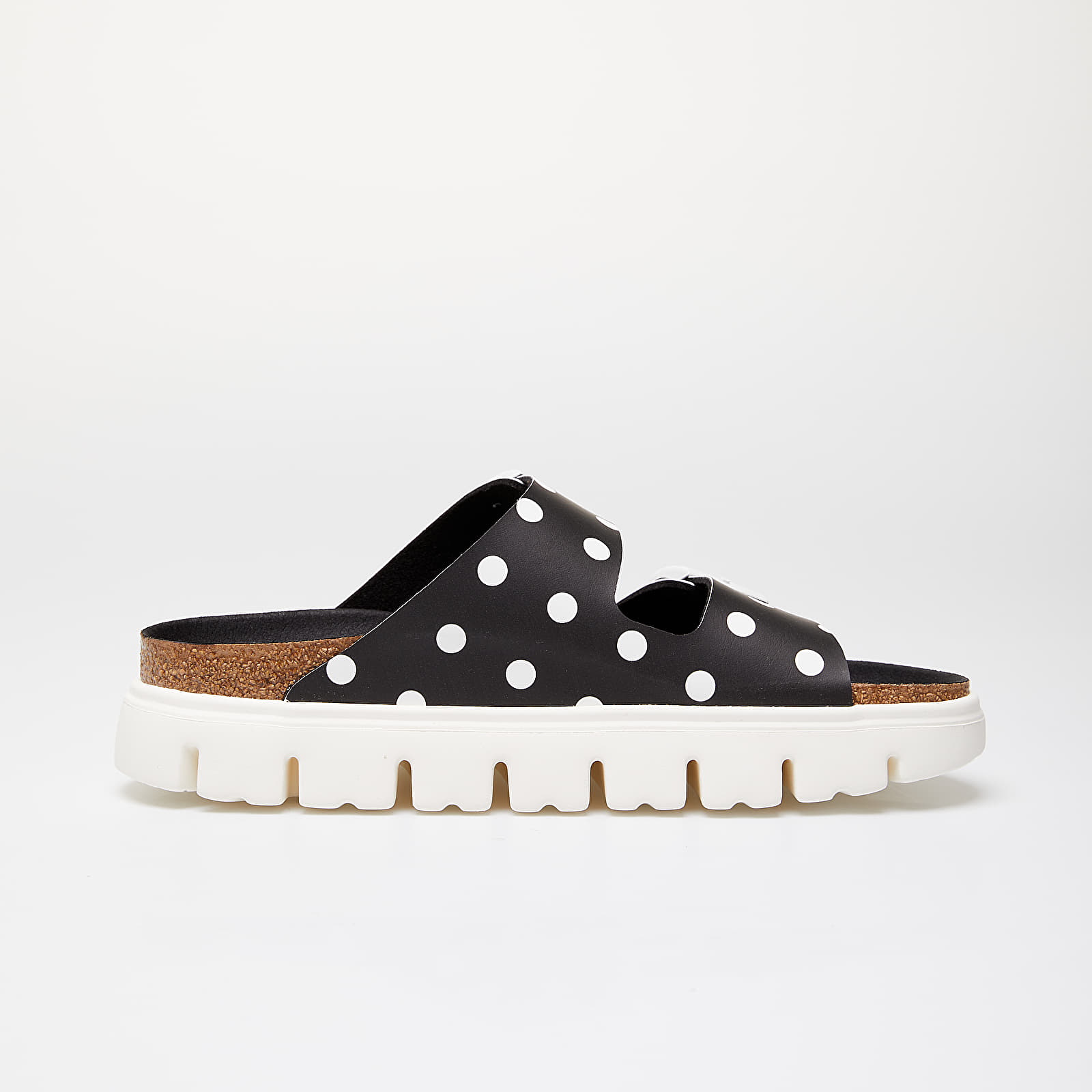 Birkenstock arizona hot sale black white dots