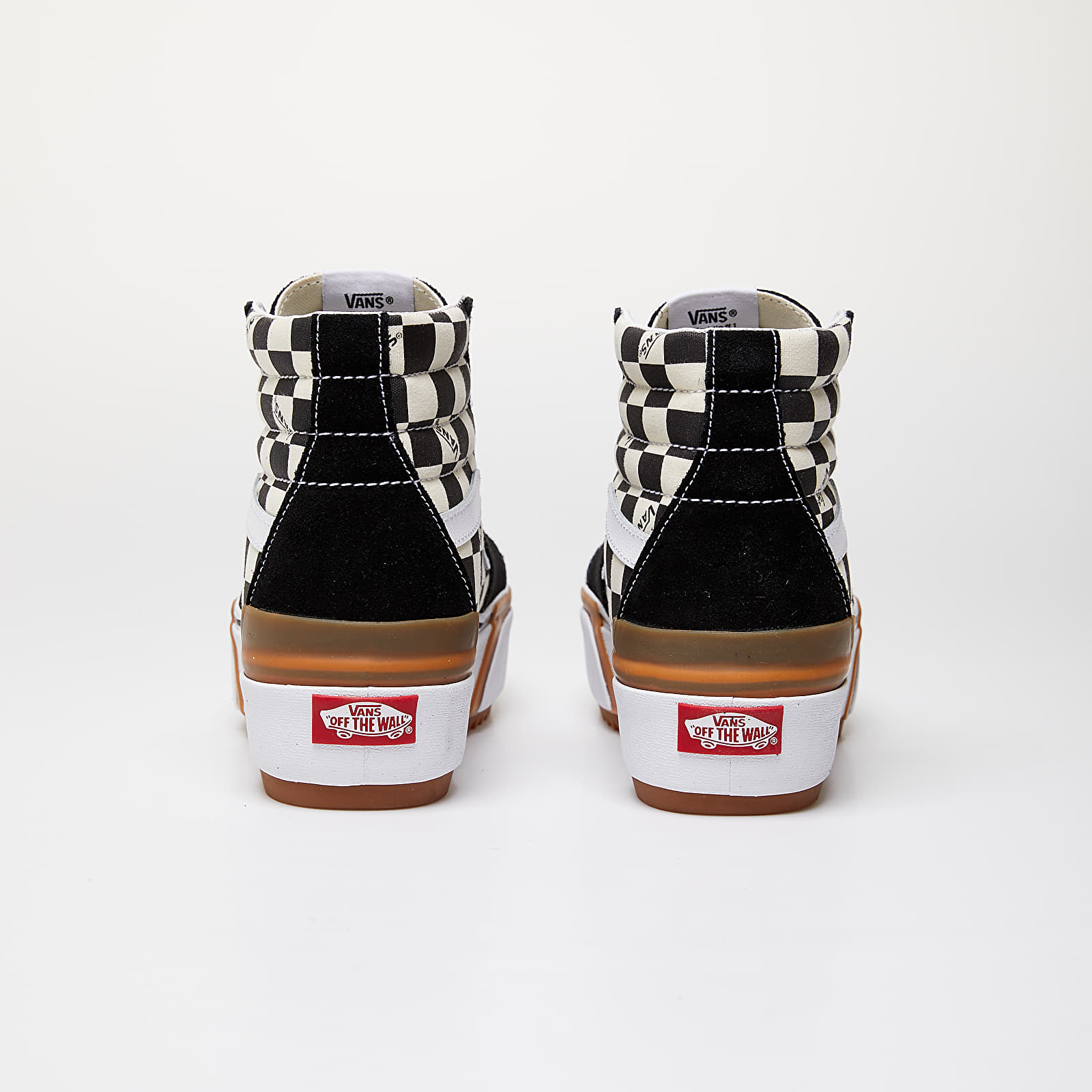 Men's shoes Vans Sk8-Hi Stacked (Checkerboard) Checkerboard/ True White