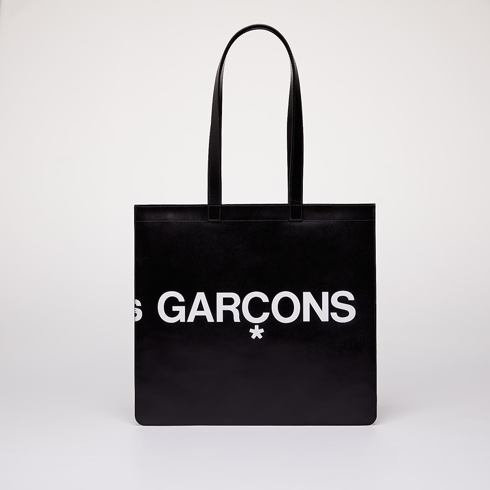 Genți crossbody Comme des Garçons Huge Logo Tote Bag Black