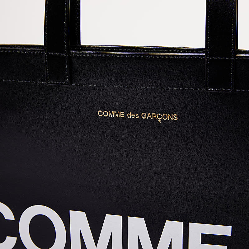 Comme des Garçons Huge Logo Tote Bag Black | Footshop