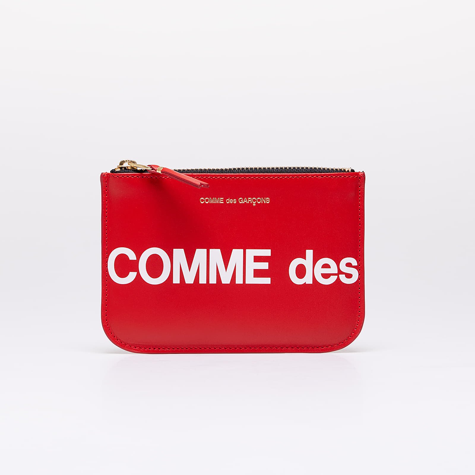 Portofele Comme des Garçons Huge Logo Wallet Red
