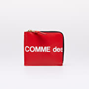 Comme des Garçons Huge Logo Wallet Red
